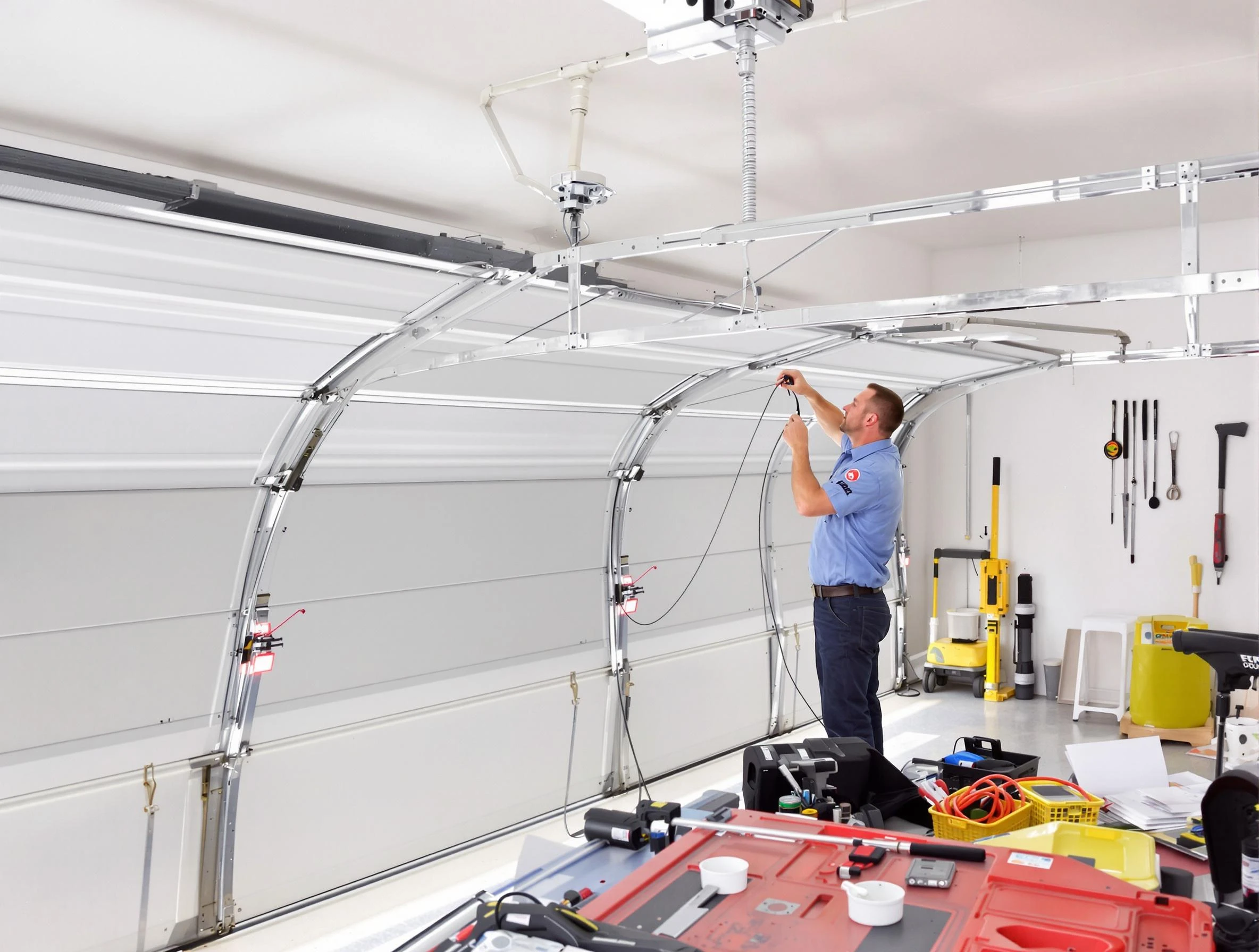 Garage door cable repair service by Vero Beach Garage Door Repair in Vero Beach