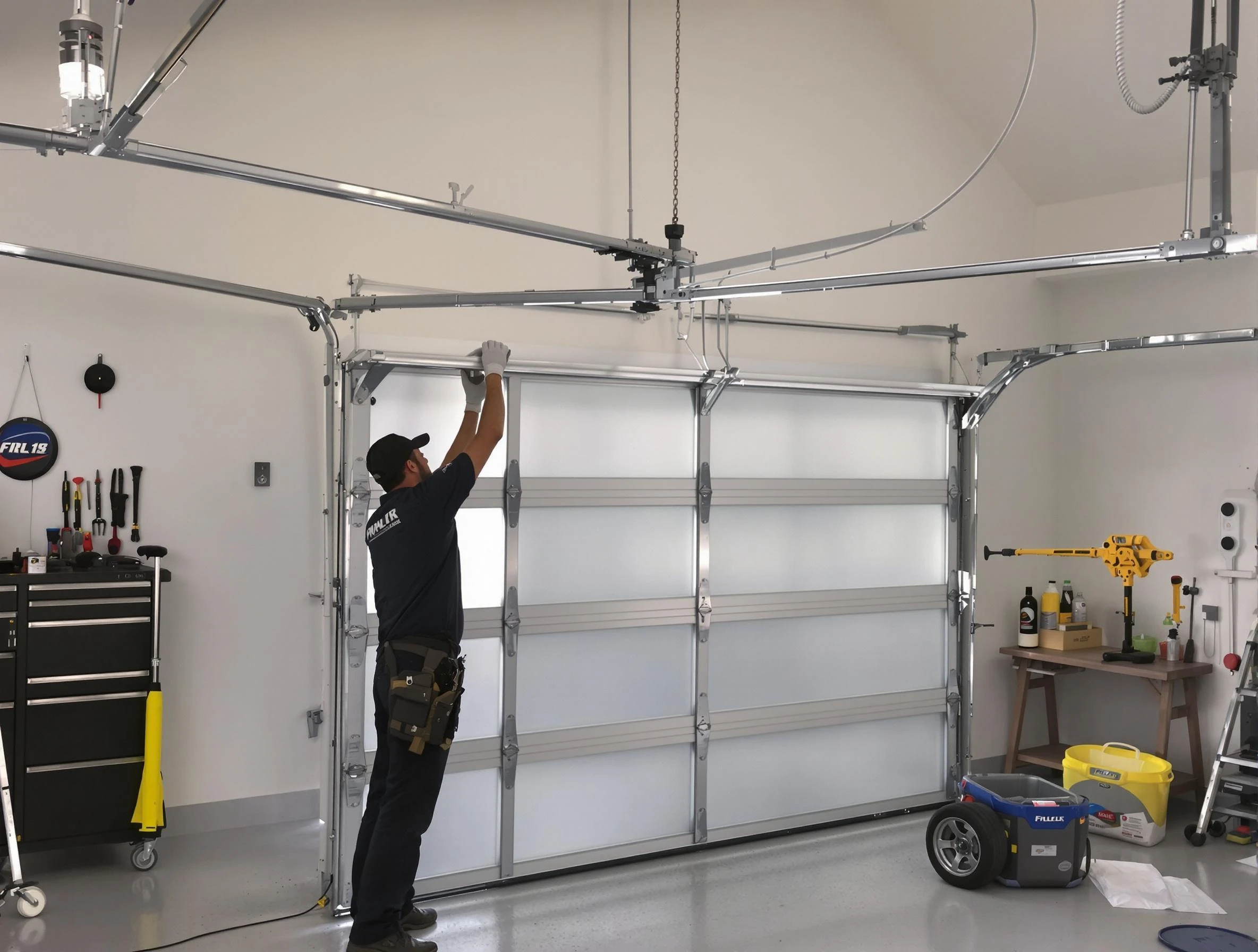 Vero Beach Garage Door Repair certified team performing precision garage door installation in Vero Beach