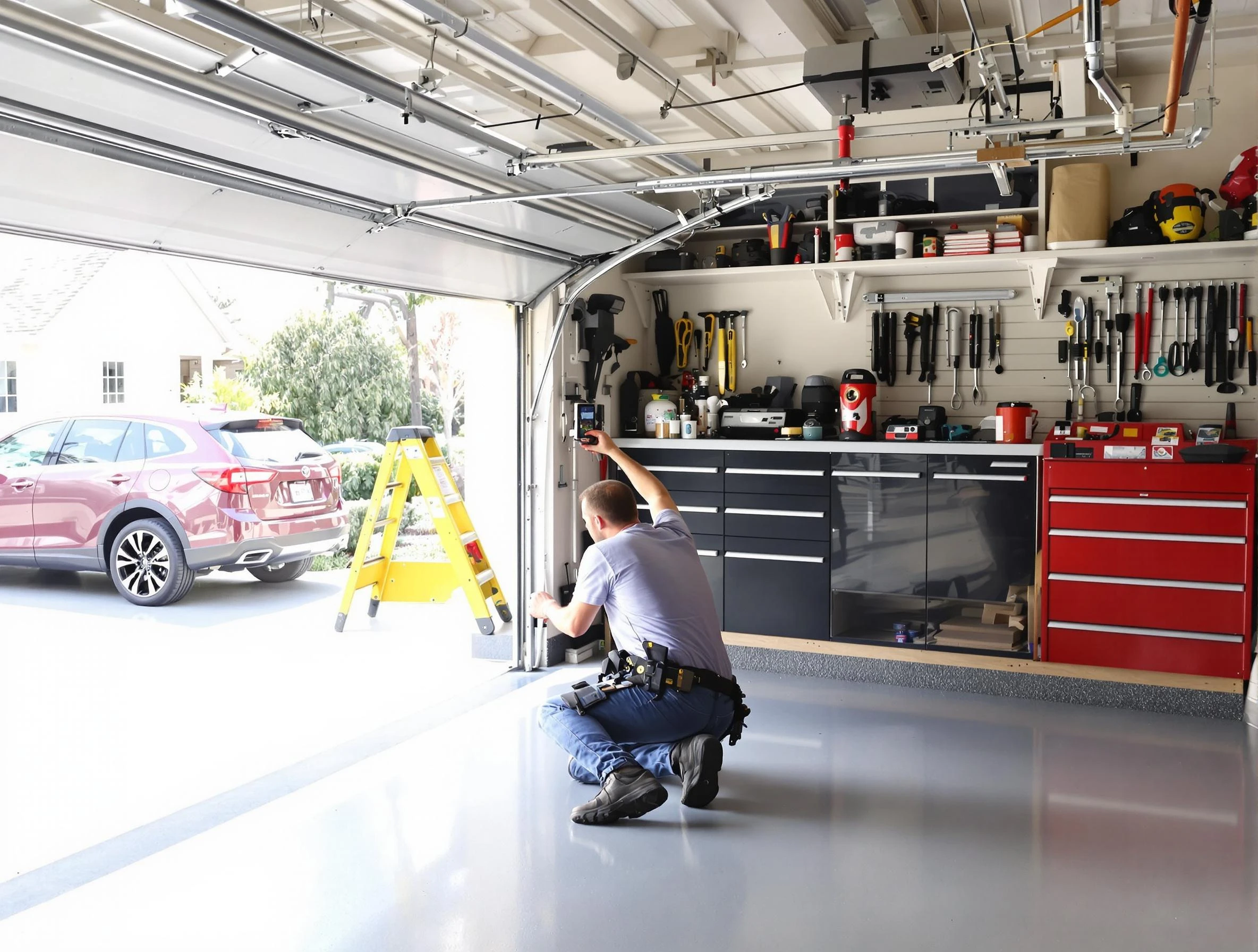Local garage door repair service by Vero Beach Garage Door Repair in Vero Beach