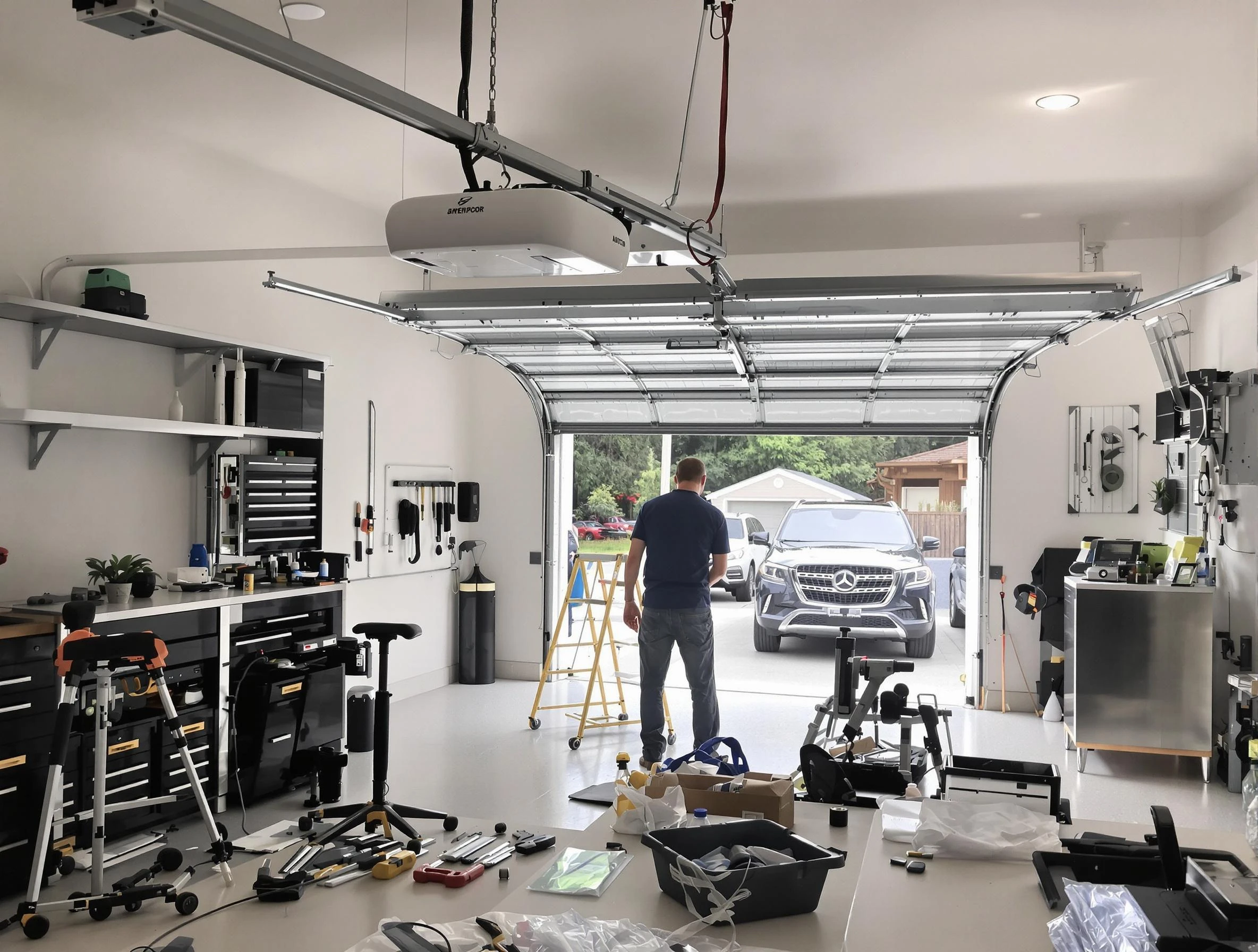 Garage door opener installation by Vero Beach Garage Door Repair in Vero Beach