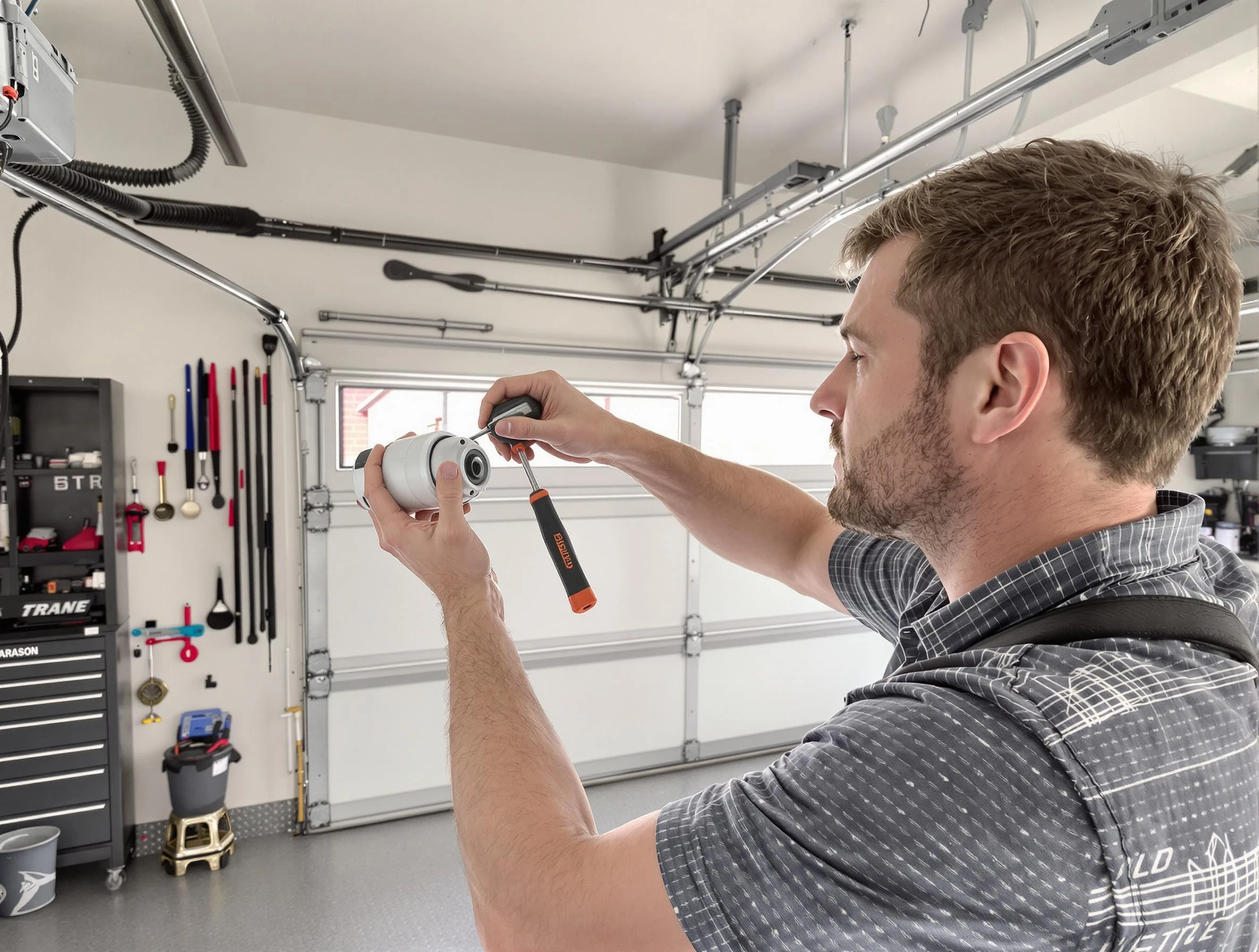 Garage door opener repair service by Vero Beach Garage Door Repair in Vero Beach