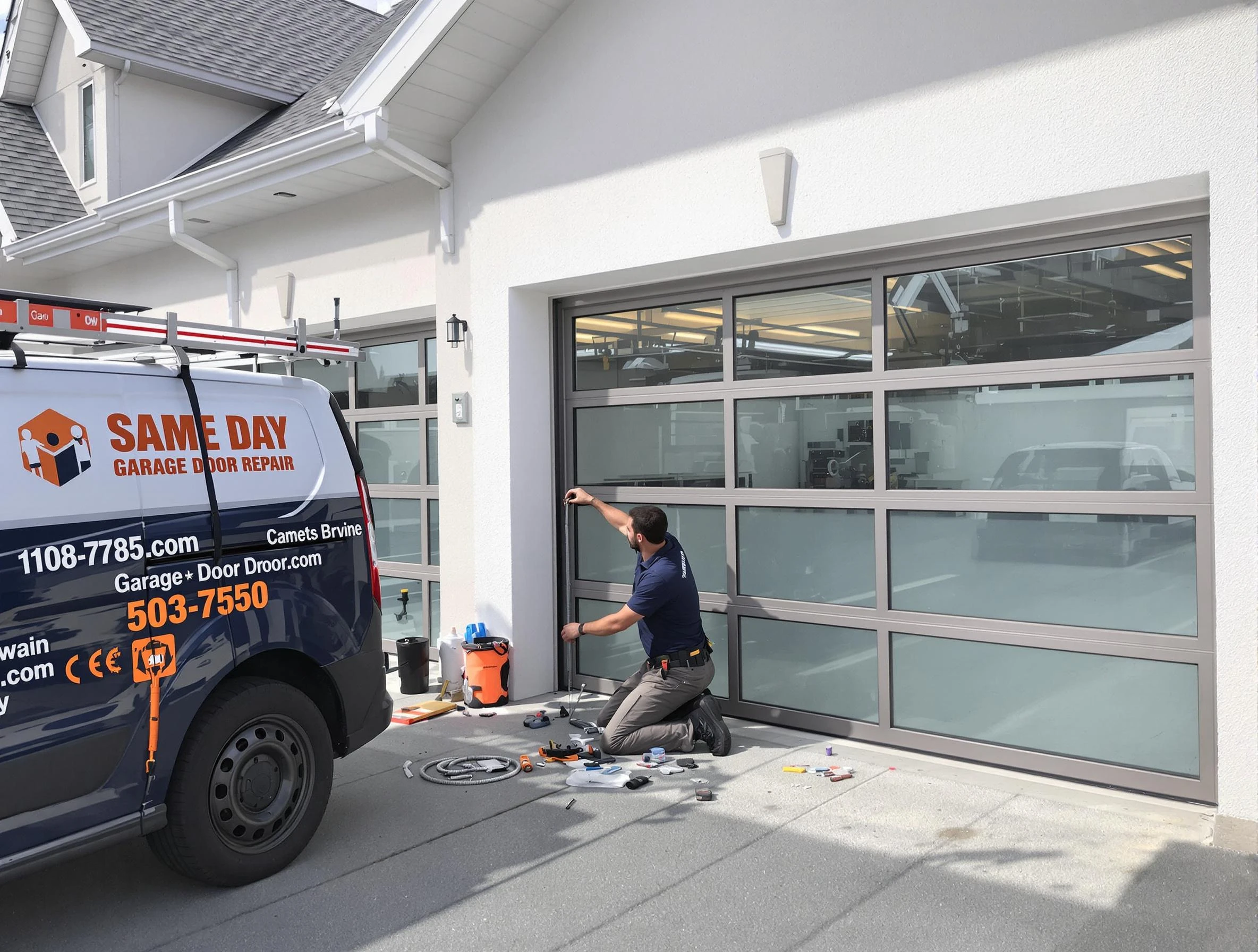 Same-day garage door repair service by Vero Beach Garage Door Repair in Vero Beach